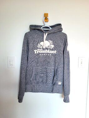 Roots Mont-Tremblant Heather Grey  Hoodie - Women Medium